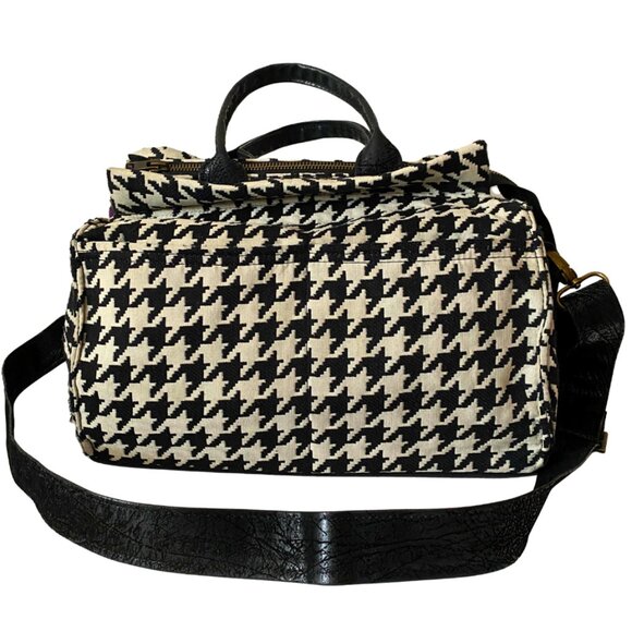 Rare Rebekah Scott Houndstooth camera bag medium - FREE SHIPPING - Picture 2 of 6